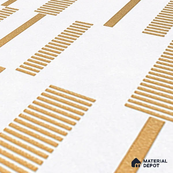 Highlighter Tiles  Tile TL 07251 Plana 8011 GLM (Gold) 1 ft x 1 ft Ceramic Matte Finish - 9 mm  | 2 mm Spacer is Mandatory (Sample)